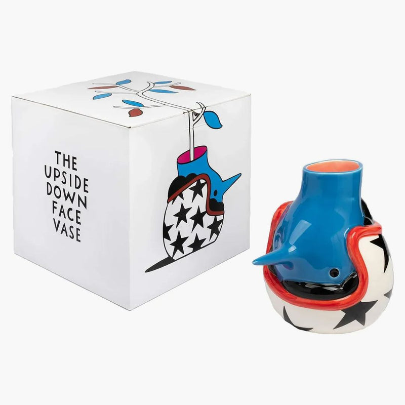 Parra The Upside Down Face Vase Helmet Figure Multicolor