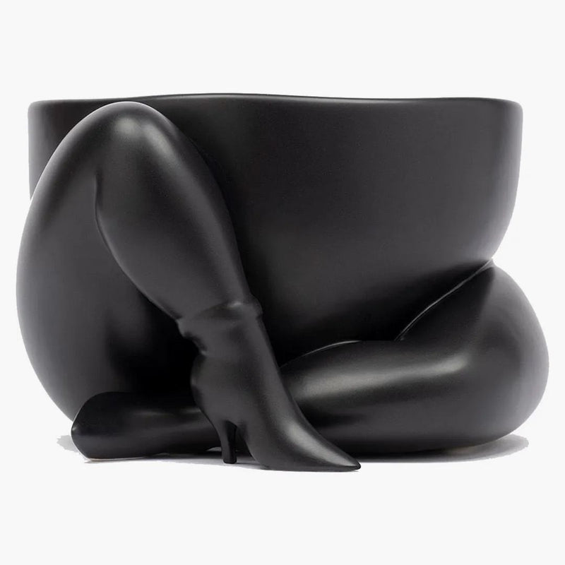 Parra X Case Studyo "a High Heeled Two Legged Planter" Black