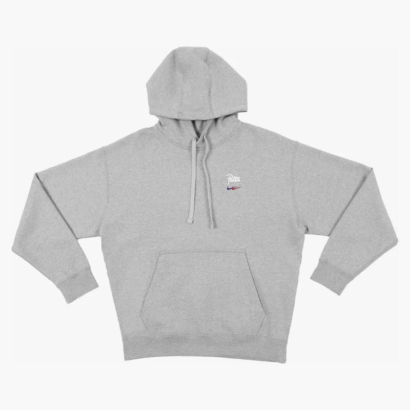 Patta X Barcelona FC Culers del Món maglione con cappuccio grigio scuro e Deep Royal Blue