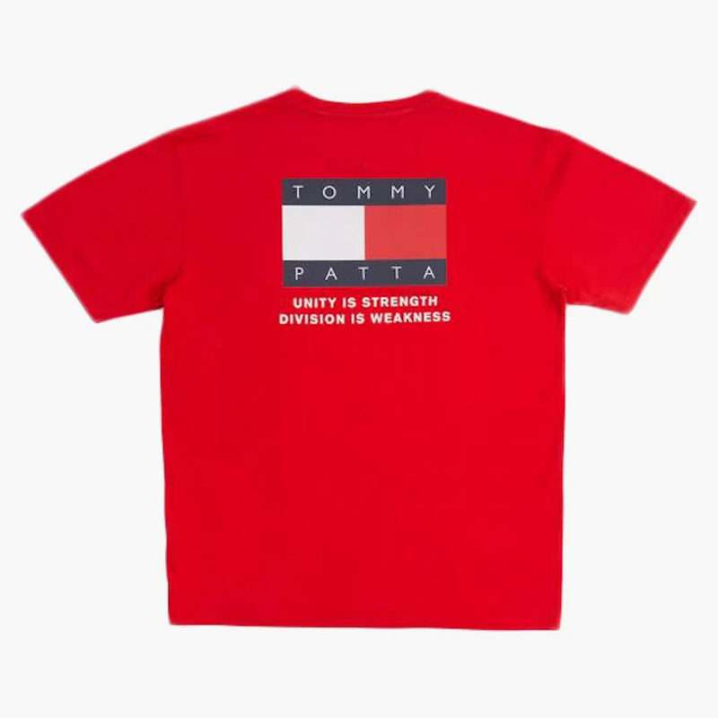 Patta x tommy jeans flagg t-shirt High Riskröd