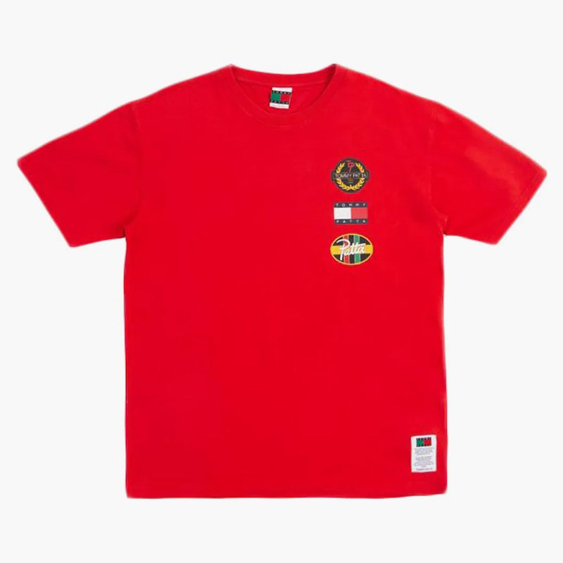 Patta x tommy jeans flagg t-shirt High Riskröd