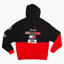 Patta x tommy jeans huva tröja svart/high Riskröd