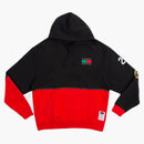 Patta x tommy jeans huva tröja svart/high Riskröd