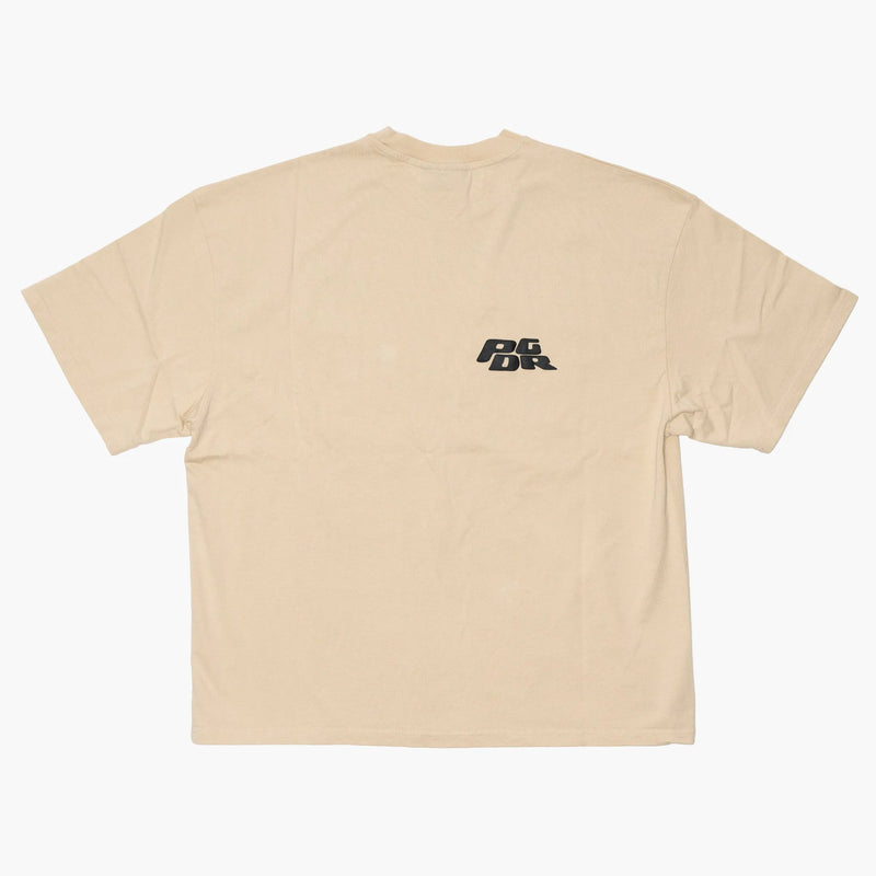 Pegador Clayson Boxy Tee Desert Sand Rückseite