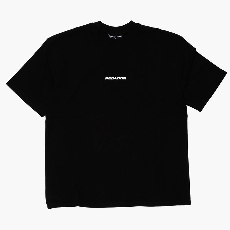 Pegador Colne Logo Oversized Tee Black