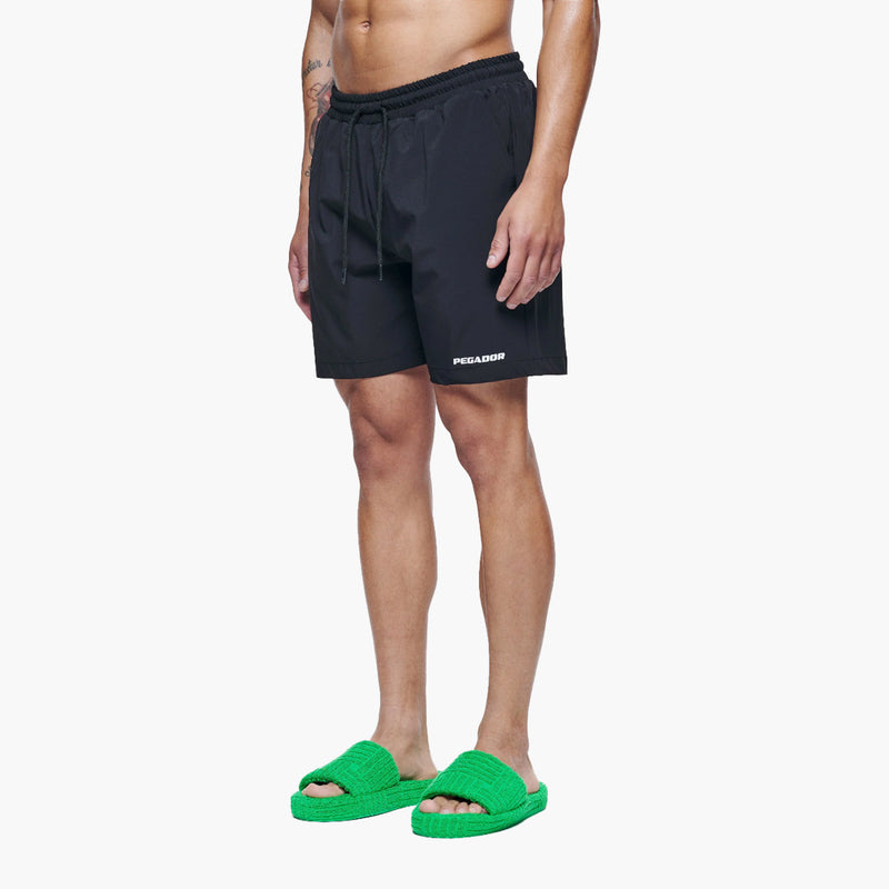 Pegador Logo Swim Shorts Black Model 3