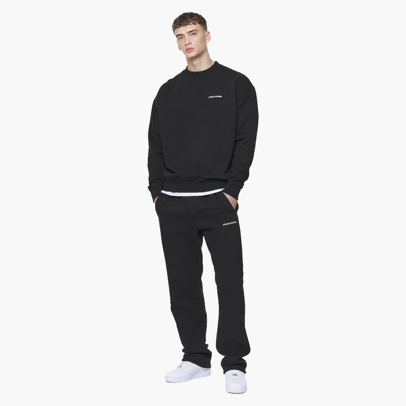 Pegador Logo Wide Sweatpants Black Model