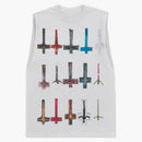 Playboi Carti Cross Sleeveless Tee White