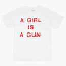 Pleasures A Girl Is A Gun T-shirt White