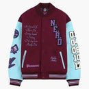 Pleasures X N.e.r.d Varsity Jacket Purple