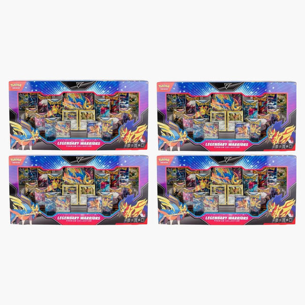 Pokémon Legendary Warriors Premium Collection 4x Lot