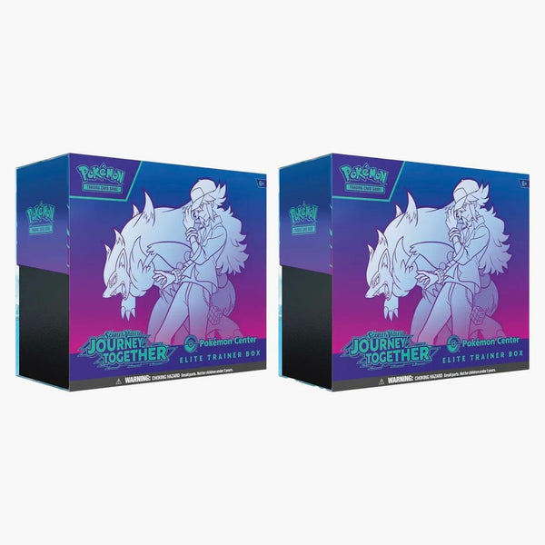 Pokémon Scarlet & Violet Journey Together Pokemon Center Elite Trainer Box 2x Lot