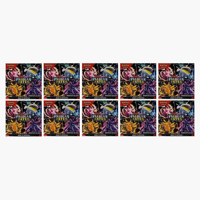 Pokémon Scarlet & Violet Paldean Fates Booster Bundle 10x Lot