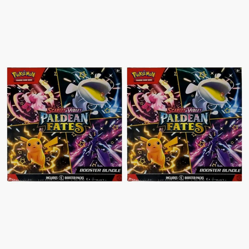 Pokémon Scarlet & Violet Paldean Fates Booster Bundle 2x Lot