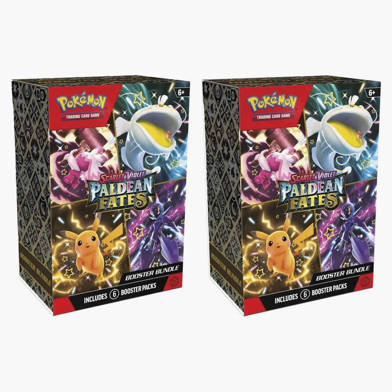 Pokémon Scarlet & Violet Paldean Fates Booster Bundle 2x Lot