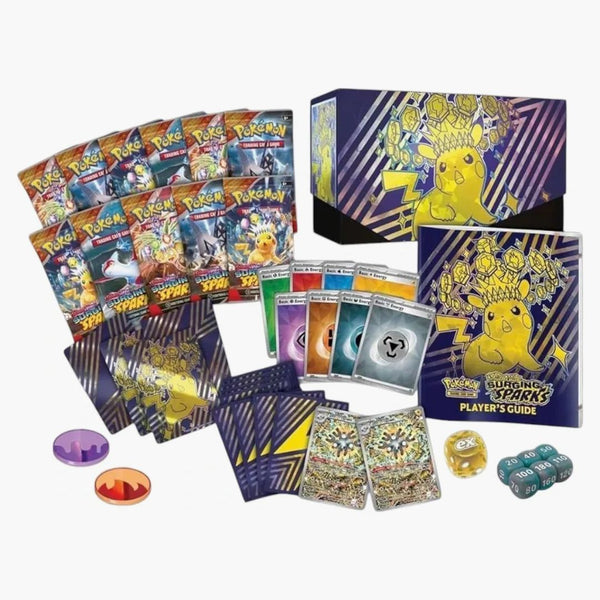 Pokémon Scarlet & Violet Surging Sparks Pokemon Center Elite Trainer Box 2x Lot