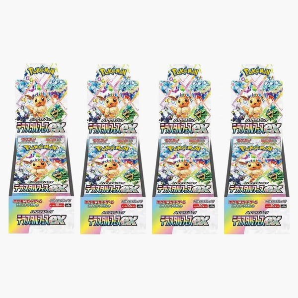 Pokémon Scarlet & Violet Terastal Festival Ex Sv8a Booster Box (japanese) 4x Lot