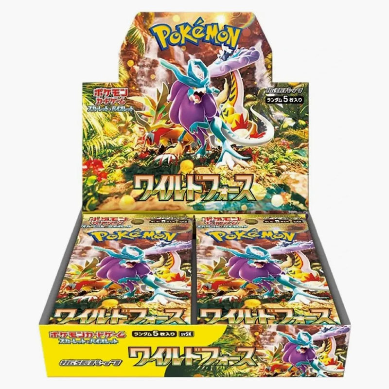 Pokémon Scarlet & Violet Wild Force Booster Box (japanese)