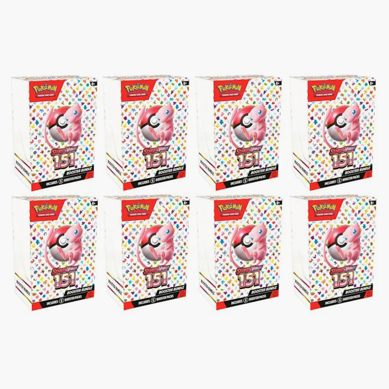 Pokémon Tcg Scarlet & Violet 151 6pk Booster Bundle 8x Lot