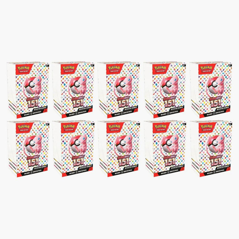 Pokémon Tcg Scarlet & Violet 151 6pk Booster Bundle 10x Lot