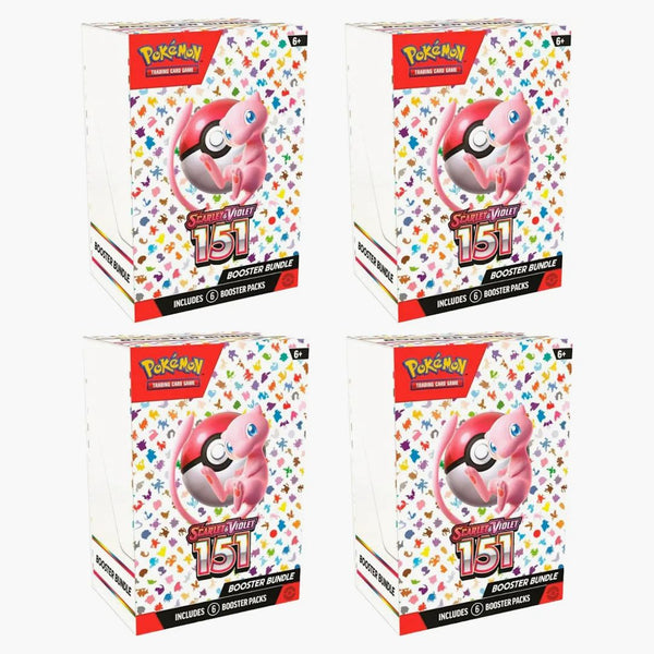Pokémon Tcg Scarlet & Violet 151 6pk Booster Bundle 4x Lot