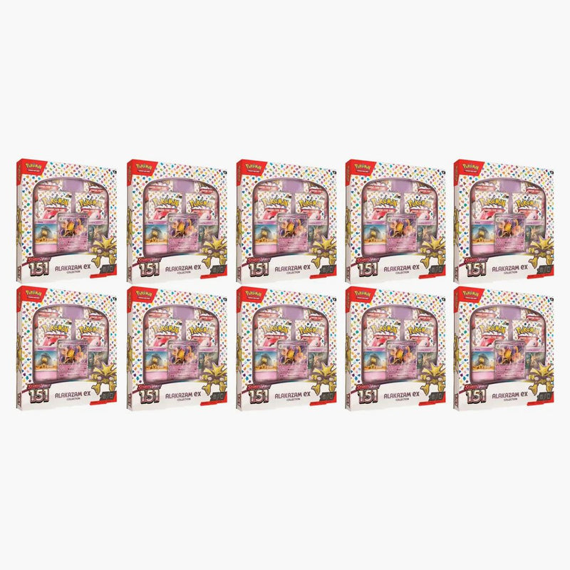 Pokémon Tcg Scarlet & Violet 151 Alakazam Ex Box 10x Lot