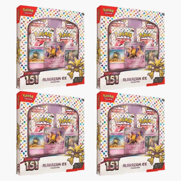 Pokémon Tcg Scarlet & Violet 151 Alakazam Ex Box 4x Lot