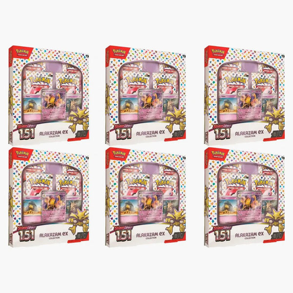Pokémon Tcg Scarlet & Violet 151 Alakazam Ex Box 6x Lot