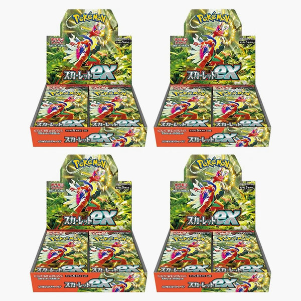 Pokémon Tcg Scarlet & Violet Expansion Pack Scarlet Ex Box (japanese) 4x Lot