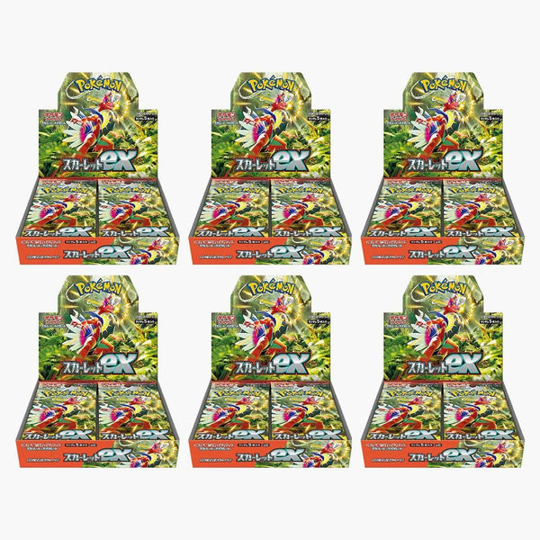 Pokémon Tcg Scarlet & Violet Expansion Pack Scarlet Ex Box (japanese) 6x Lot