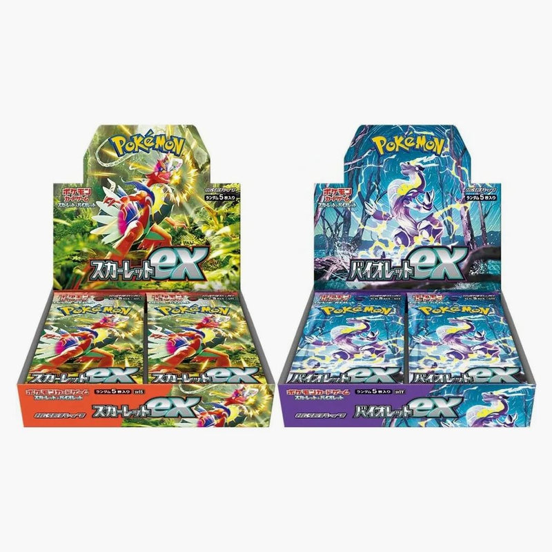 Pokémon Tcg Scarlet & Violet Expansion Pack Scarlet Ex & Violet Ex Box (japanese) 2x Bundle