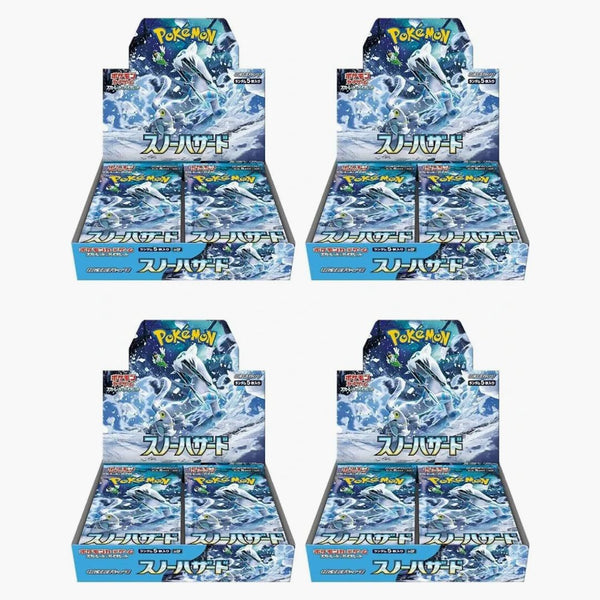Pokémon Tcg Scarlet & Violet Expansion Pack Snow Hazard Booster Box (japanese) 4x Lot