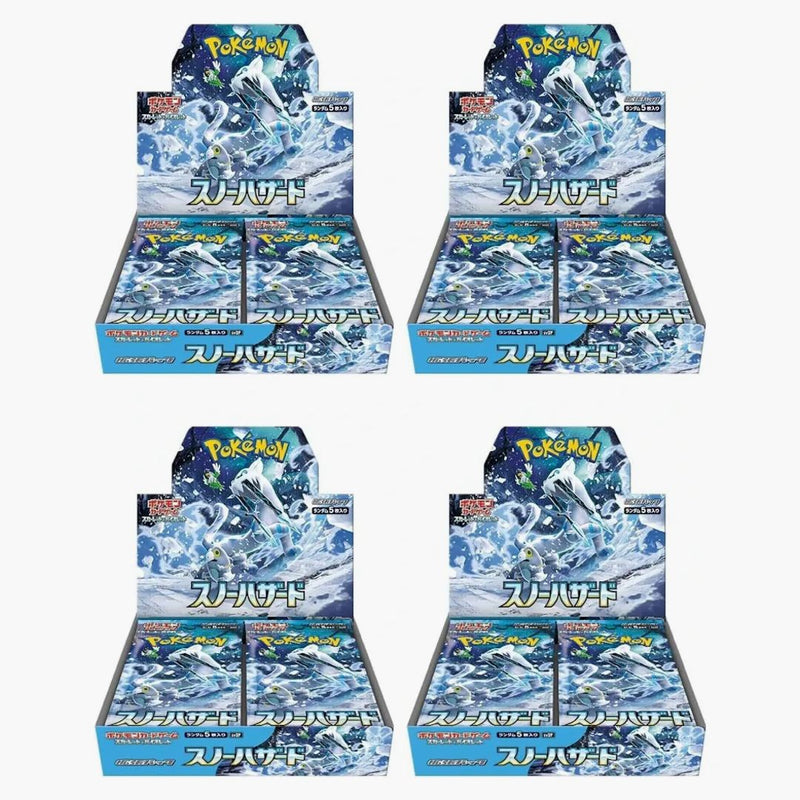 Pokémon Tcg Scarlet & Violet Expansion Pack Snow Hazard Booster Box (japanese) 4x Lot