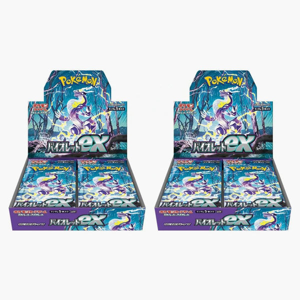 Pokémon Tcg Scarlet & Violet Expansion Pack Violet Ex Box (japanese) 2x Lot