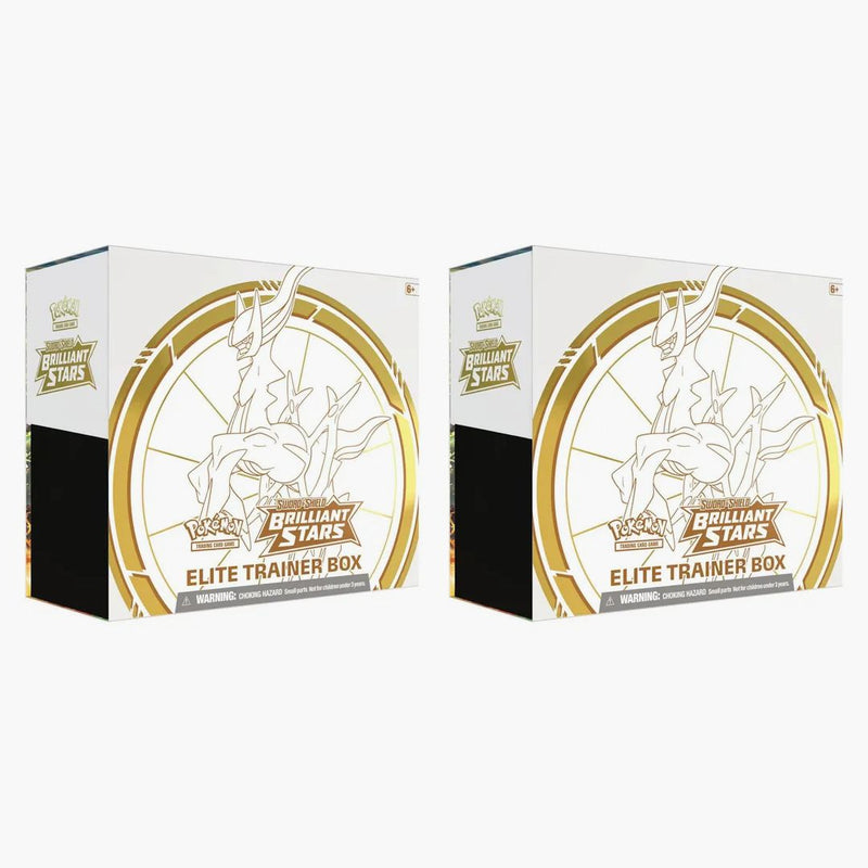 Pokémon Tcg Sword & Shield Brilliant Stars Elite Trainer Box 2x Lot