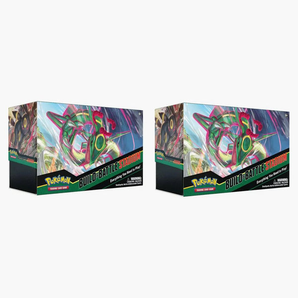 Pokémon Tcg Sword & Shield Evolving Skies Build & Battle Stadium 2x Lot