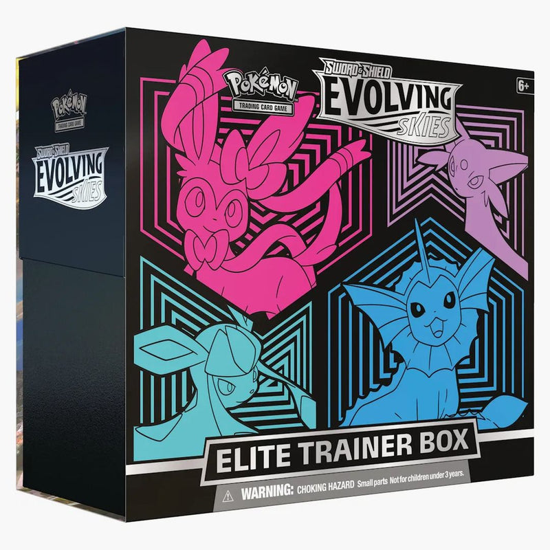 Pokémon Tcg Sword & Shield Evolving Skies Elite Trainer Box (glaceon/vaporeon/sylveon/espeon)