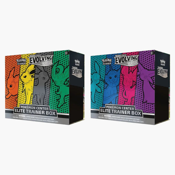 Pokémon Tcg Sword & Shield Evolving Skies Pokémon Center Elite Trainer Box 2x Bundle