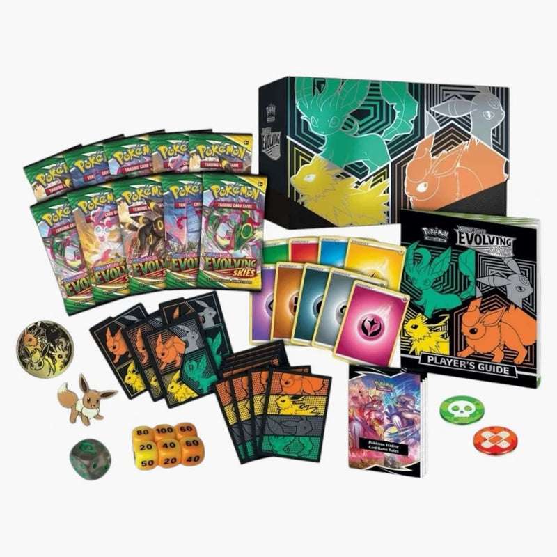 Pokémon Tcg Sword & Shield Evolving Skies Pokémon Center Elite Trainer Box (flareon/jolteon/umbreon/leafeon)