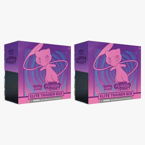 Pokémon Tcg Sword & Shield Fusion Strike Elite Trainer Box 2x Lot