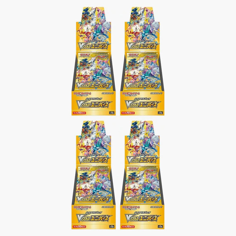 Pokémon Tcg Sword & Shield High Class Pack Vstar Universe Box (japanese) 4x Lot
