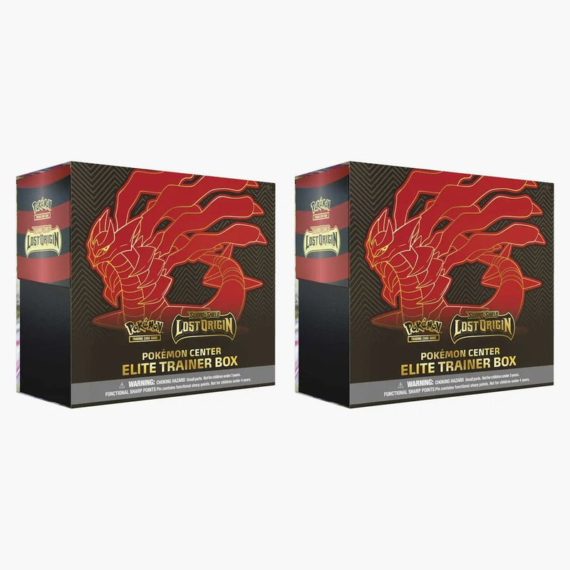 Pokémon Tcg Sword & Shield Lost Origin Pokémon Center Elite Trainer Box 2x Lot