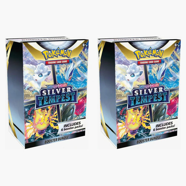 Pokémon Tcg Sword & Shield Silver Tempest Booster Bundle 2x Lot