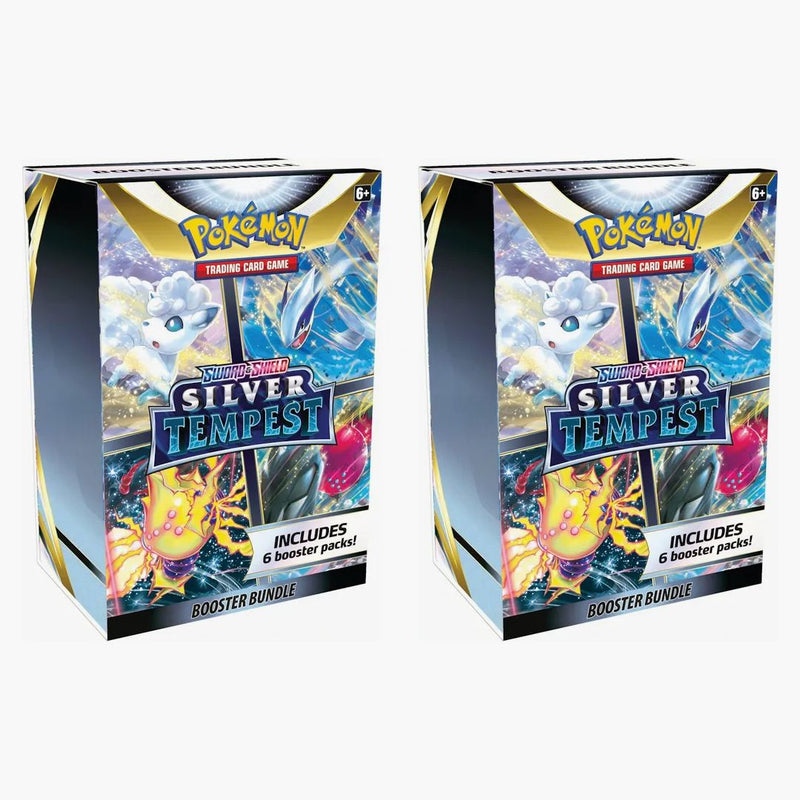 Pokémon Tcg Sword & Shield Silver Tempest Booster Bundle 2x Lot