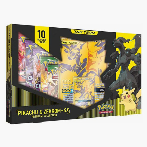 Pokémon Tcg Tag Team Gx Premium Collection Pikachu & Zekrom Box