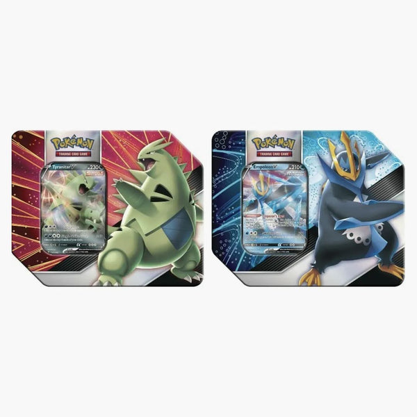 Pokemon Tcg V Strikers Tyranitar V/empoleon V 2x Bundle