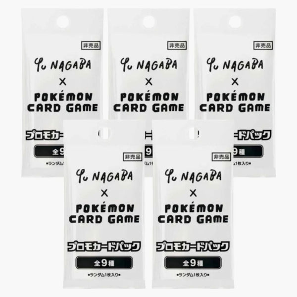 Pokémon Tcg X Yu Nagaba Eeveelution Promo Pack 5x Lot (japanese)