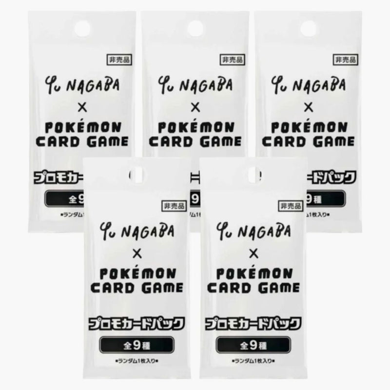 Pokémon Tcg X Yu Nagaba Eeveelution Promo Pack 5x Lot (japanese)