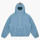 Pokemon X Vandy The Pink Machop Fleece Jacket Blue