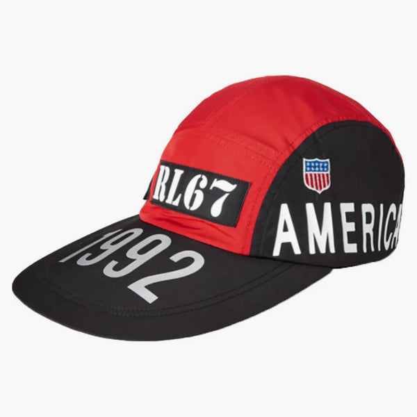 Polo Ralph Lauren Long-Bill Stadium Cap Red/Silver